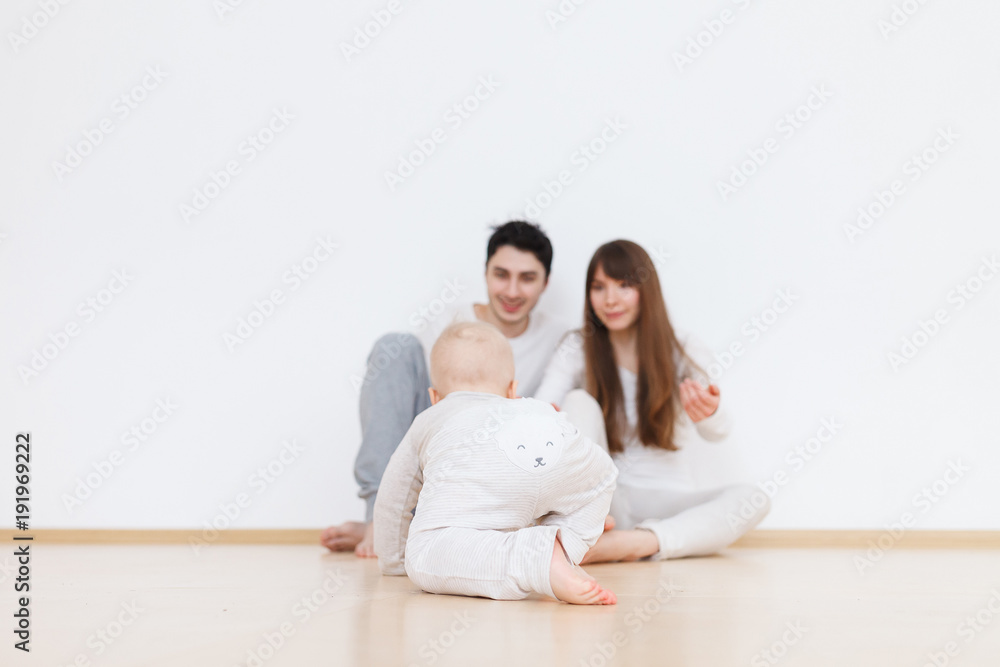 Happy family at home Happy family at home
