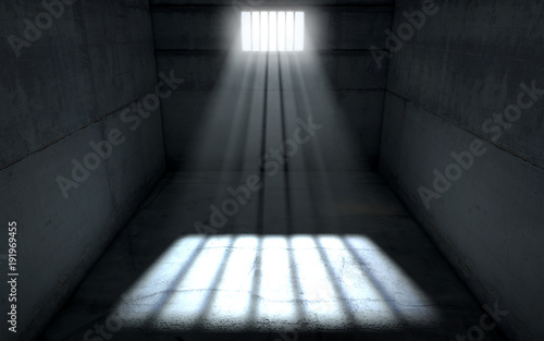 Sunshine Shining In Prison Cell Window © alswart