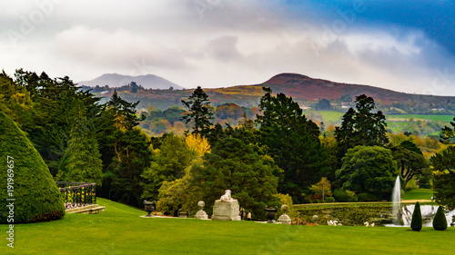 Republic of Ireland Powerscourt stately house and gardens photo