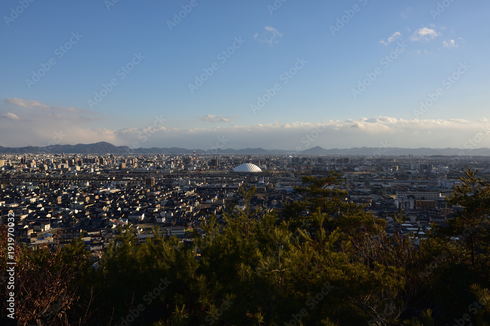 Obraz premium 日本の岡山市の風景