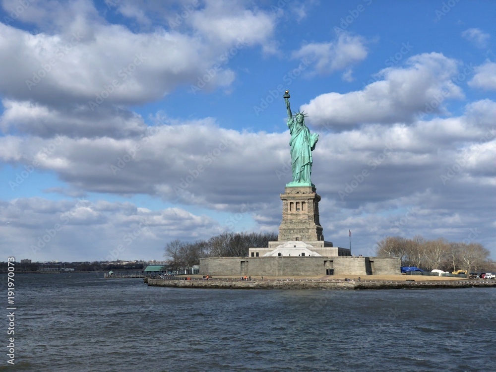 アメリカ　ニューヨーク　自由の女神