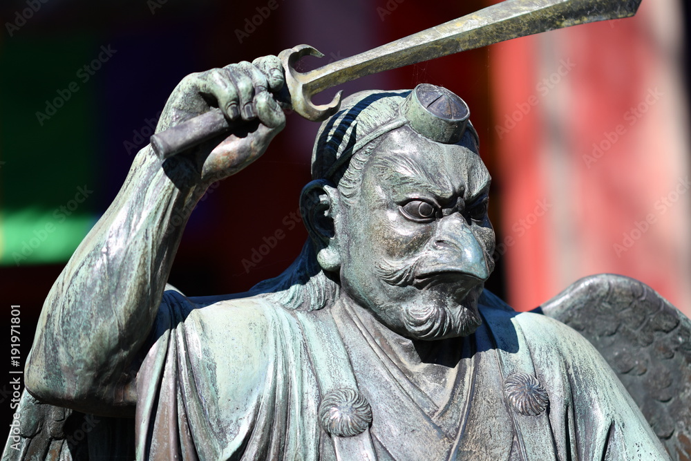 Obraz premium Tengu in Mt.takao in tokyo Japan
