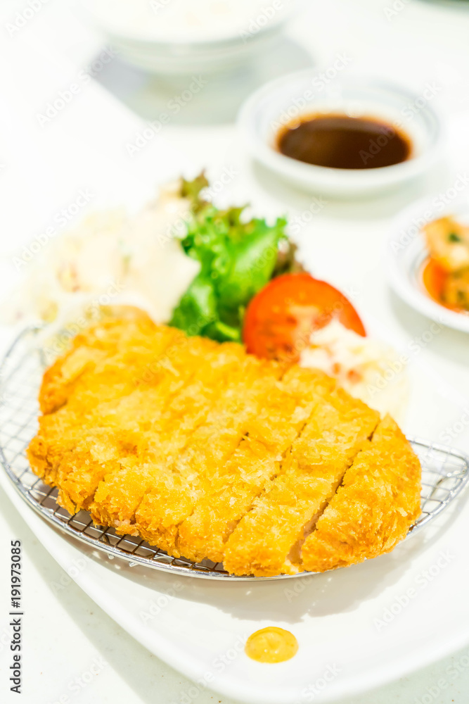 Japanese fried pork cutlet Japanese fried pork cutlet