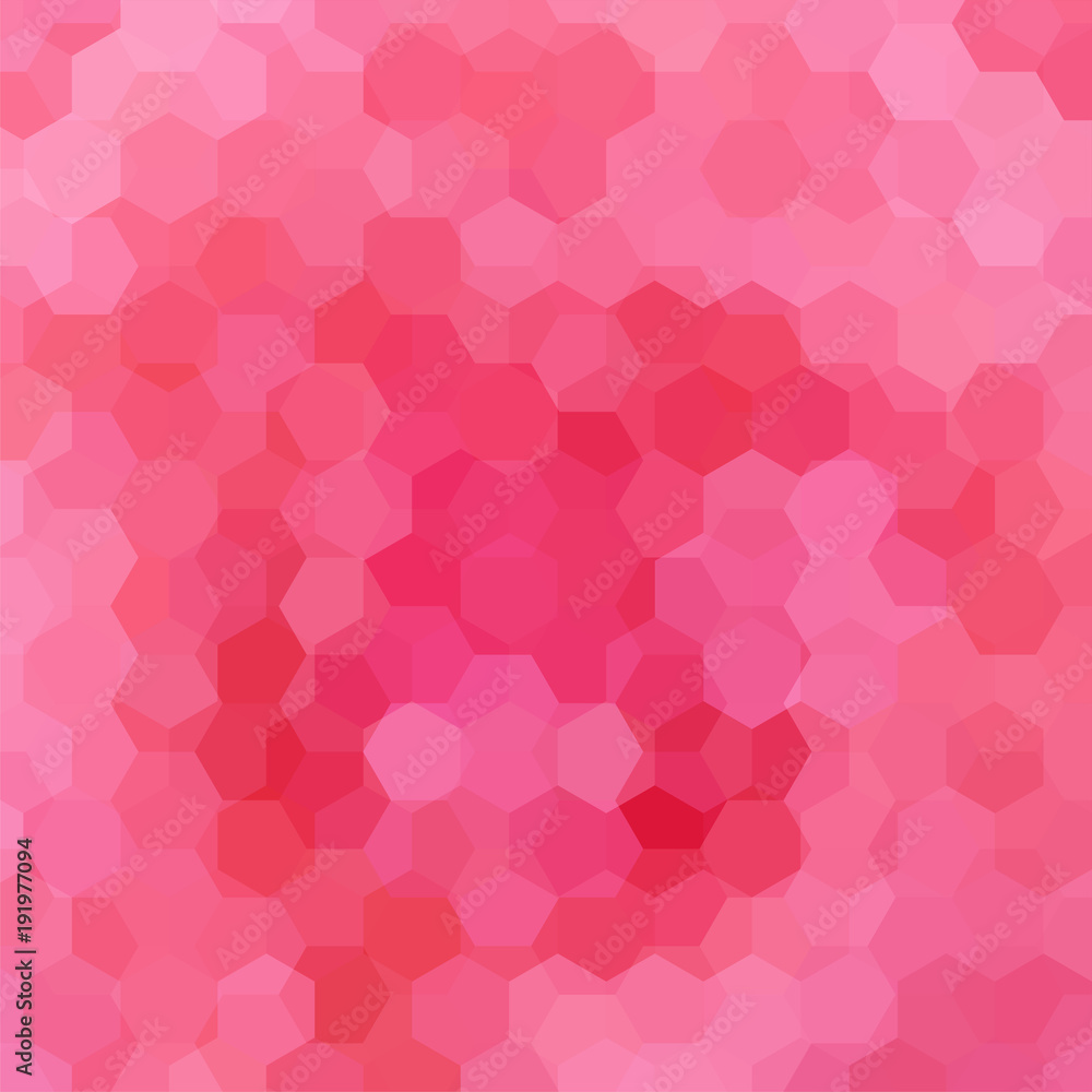 Abstract hexagons vector background. Pink geometric vector illustration. Creative design template. Abstract hexagons vector background. Pink geometric vector illustration. Creative design template.