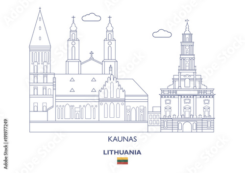 Kaunas City Skyline, Lithuania