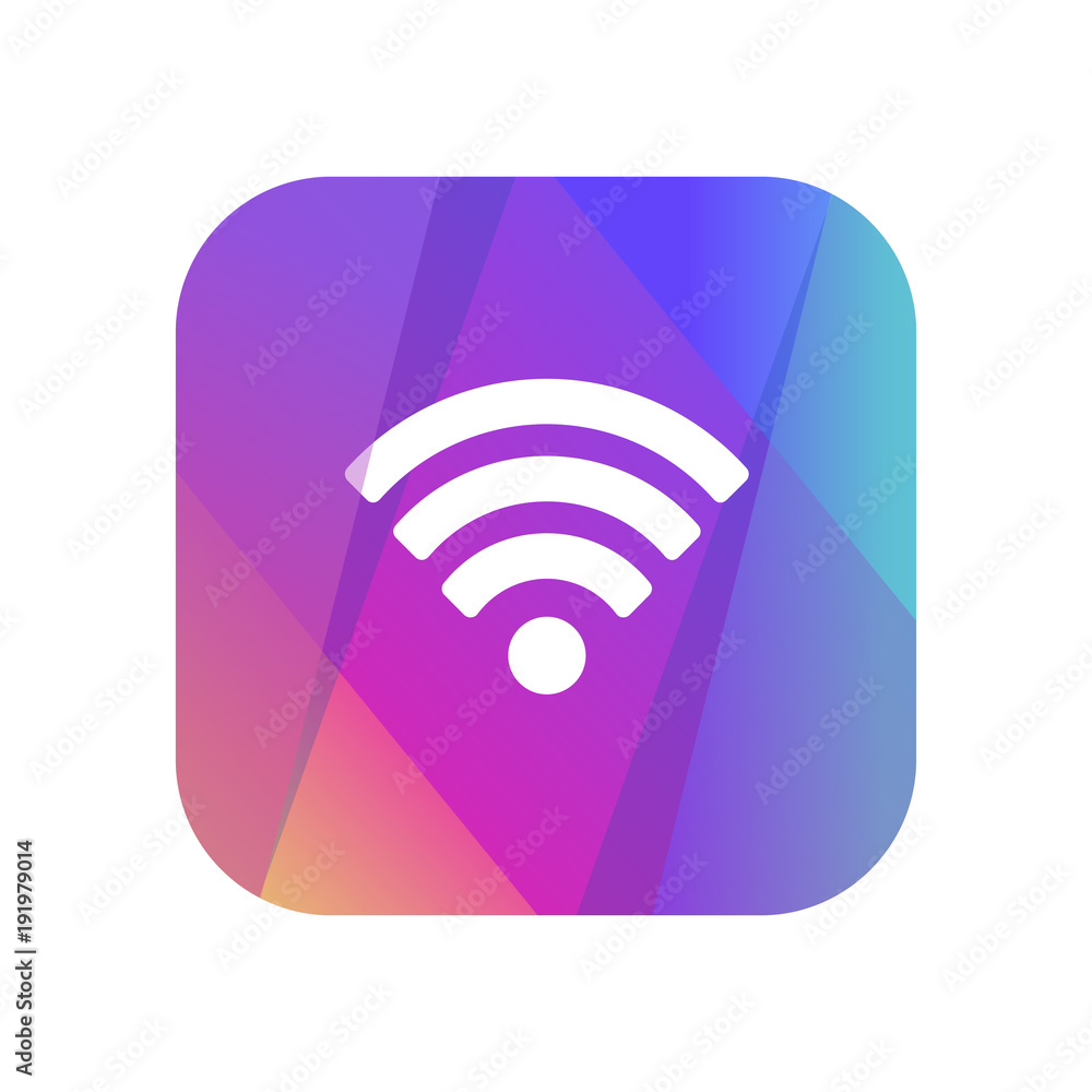 Multi-Color App Button Multi-Color App Button