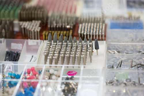 Dental equipment, drills and abrasives