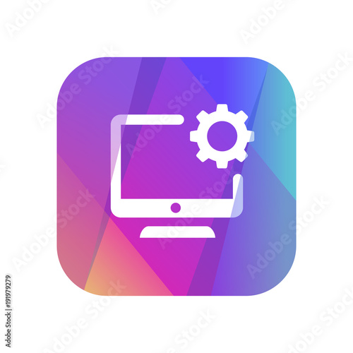 Multi-Color App Button