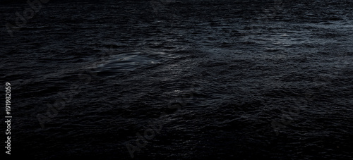 grunge dark black water texture background photo