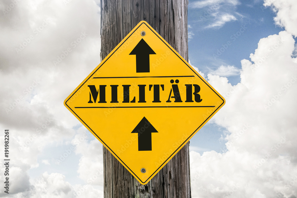 Schild 271 - Militär Schild 271 - Militär