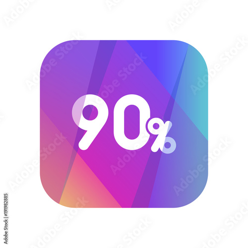 Multi-Color App Button