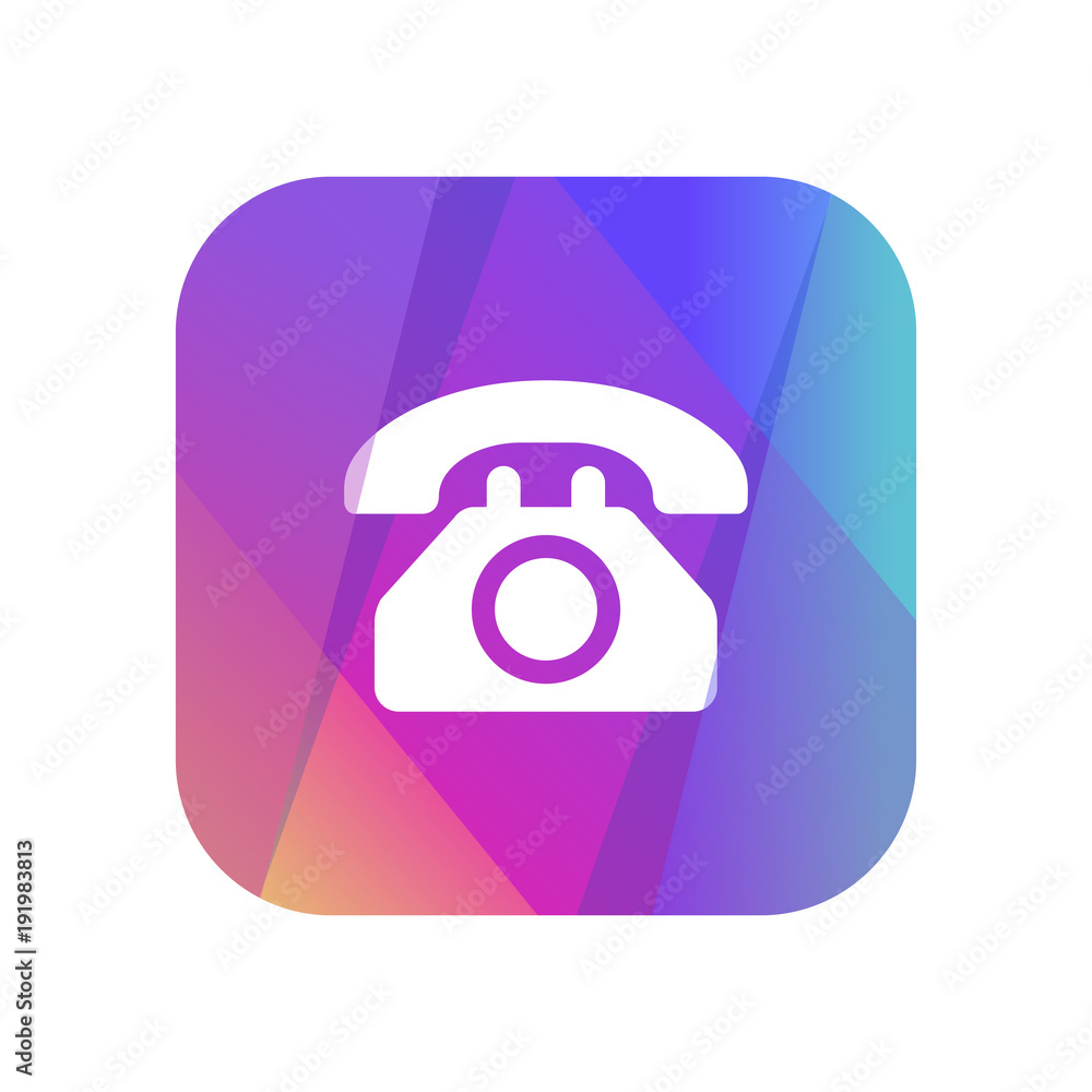 Multi-Color App Button Multi-Color App Button