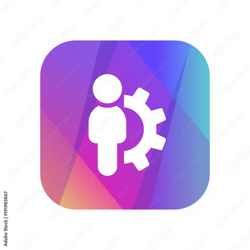 Multi-Color App Button Multi-Color App Button