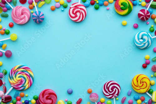 Candy background Fototapet