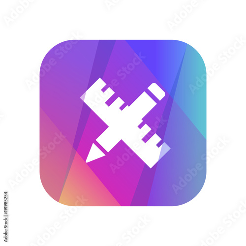 Multi-Color App Button