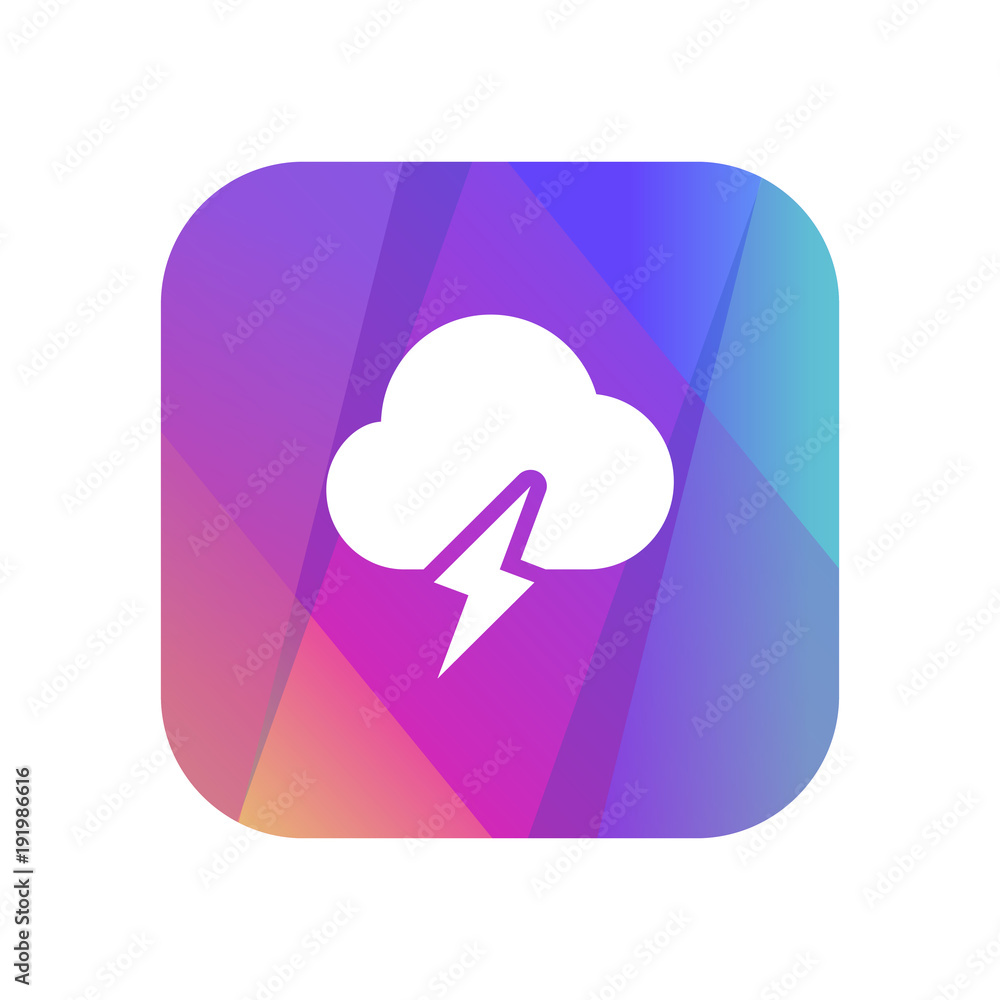 Multi-Color App Button Multi-Color App Button
