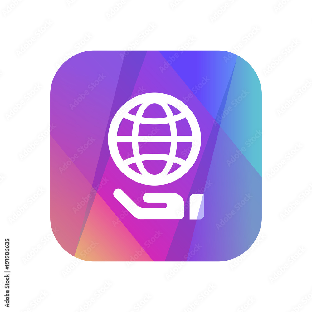 Multi-Color App Button Multi-Color App Button