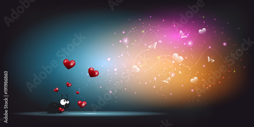 Valentine's Day conception. Vector illustration