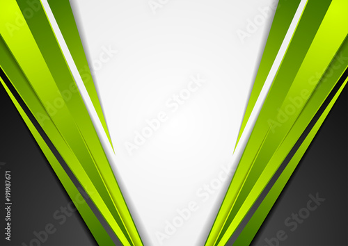 Grey, green and black tech corporate background