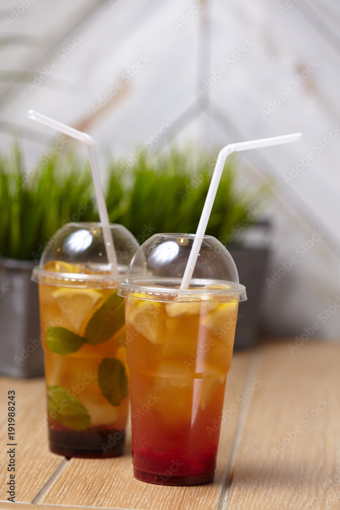 Fototapeta premium summer drink