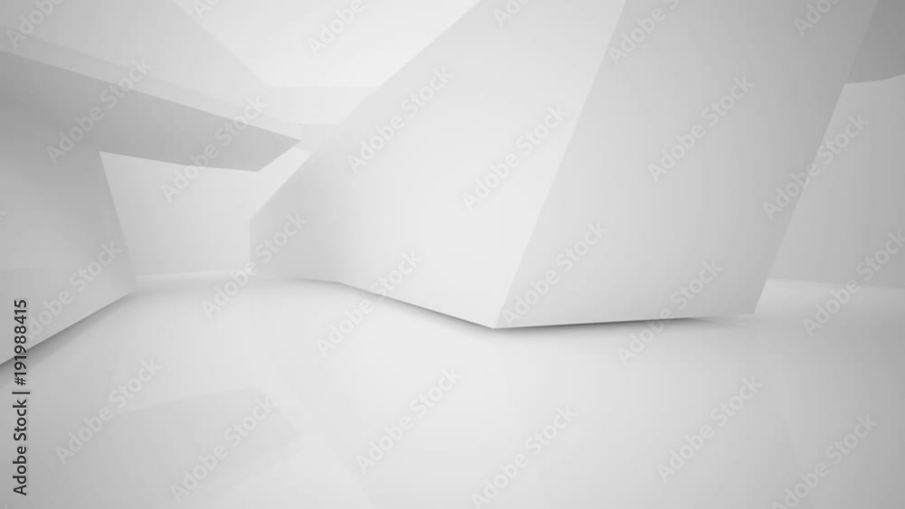Abstract white interior multilevel public space with window. 3D animation and rendering. Abstract white interior multilevel public space with window. 3D animation and rendering.