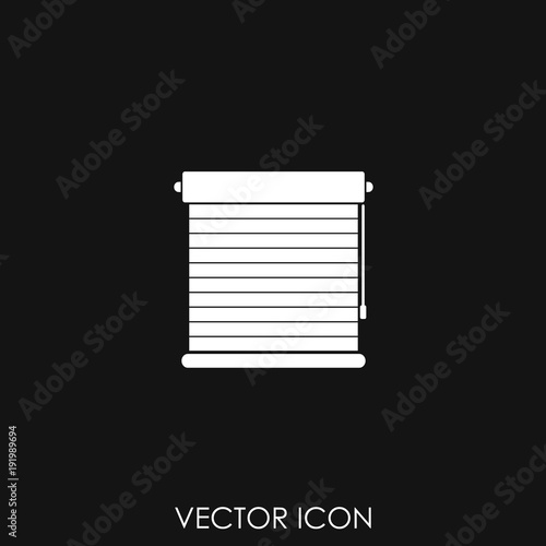 jalousie icon vector illustration