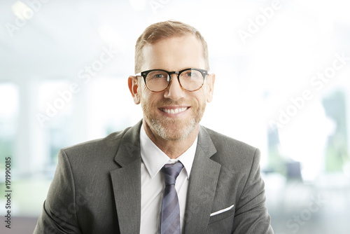 Successful businessman portrait