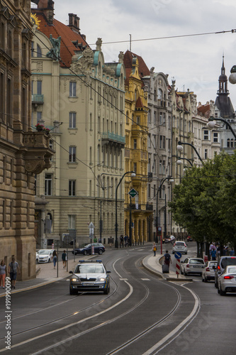 Fototapeta Naklejka Na Ścianę i Meble -  Street in the Old Town of Prague. Czech Republic