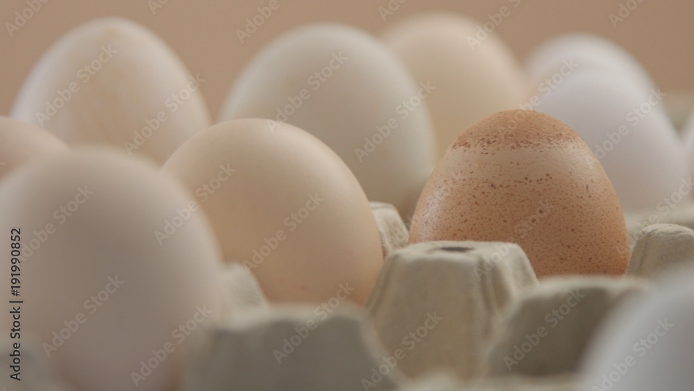 ecological eggs in boxes. Many different eggs in boxes ecological eggs in boxes. Many different eggs in boxes