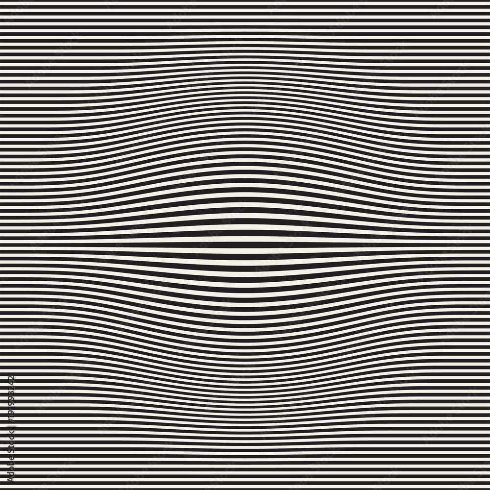 Halftone bloat effect optical illusion. Abstract geometric background design. Vector seamless black and white pattern. Halftone bloat effect optical illusion. Abstract geometric background design. Vector seamless black and white pattern.