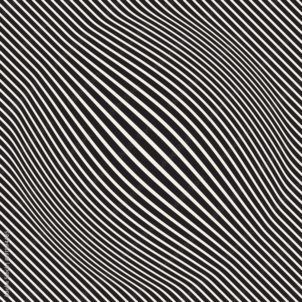 Halftone bloat effect optical illusion. Abstract geometric background design. Vector seamless black and white pattern. Halftone bloat effect optical illusion. Abstract geometric background design. Vector seamless black and white pattern.