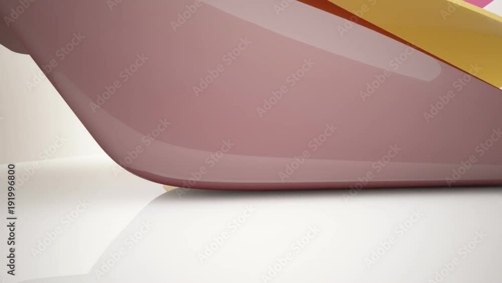 Abstract Architecture. Concept of organic architecture.3D animation and rendering Abstract Architecture. Concept of organic architecture.3D animation and rendering