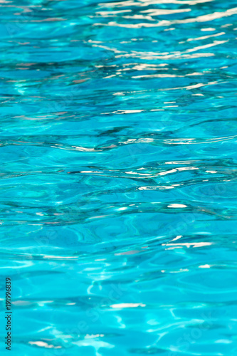 The smooth water in the pool as a background