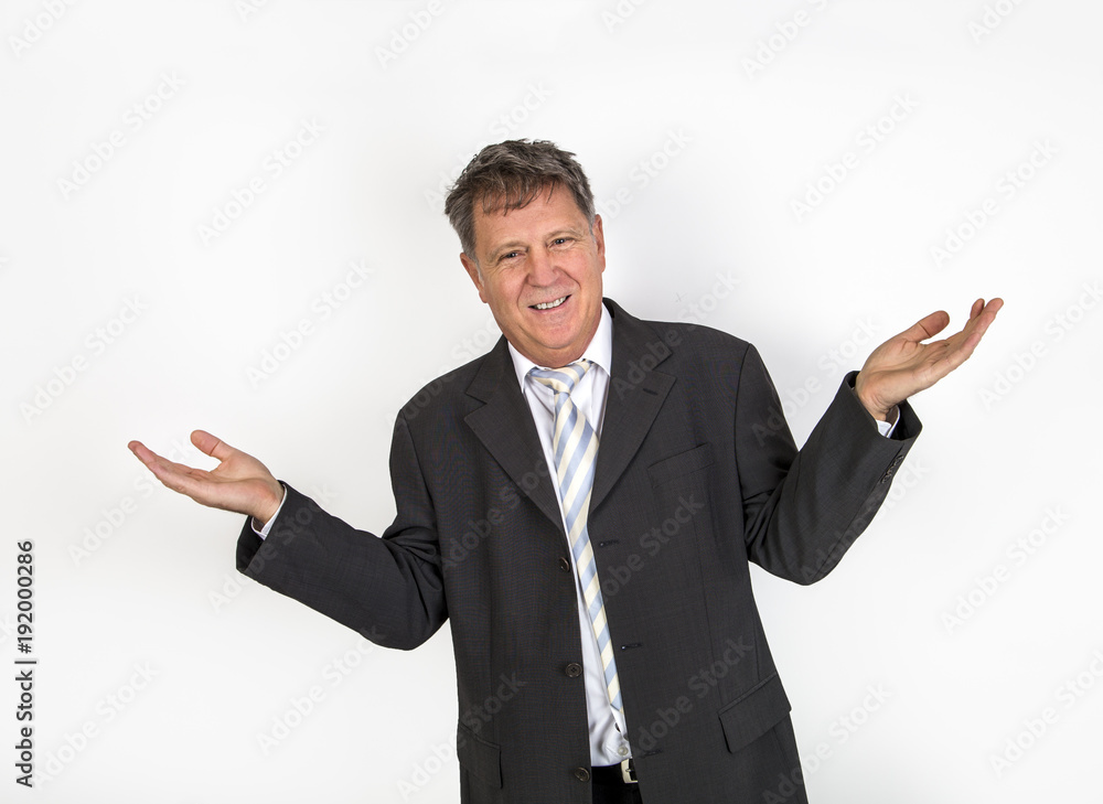 handsome businessman on white background handsome businessman on white background