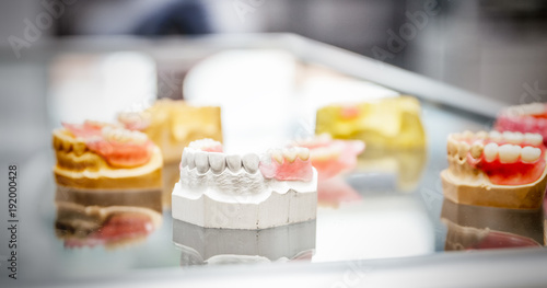 Obraz na plátně Set of dentures