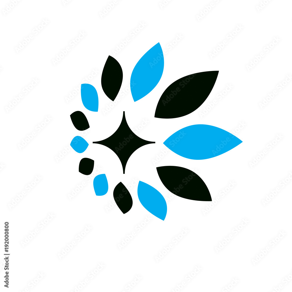 Vector abstract geometric shape best for use as corporate development symbol. Vector abstract geometric shape best for use as corporate development symbol.