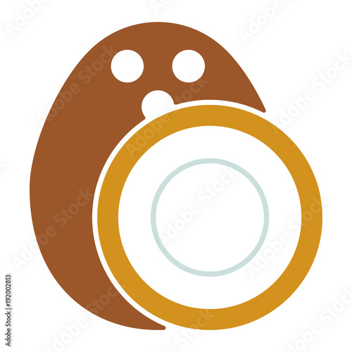 Obst und Früchte (Icon) - Kokosnuss