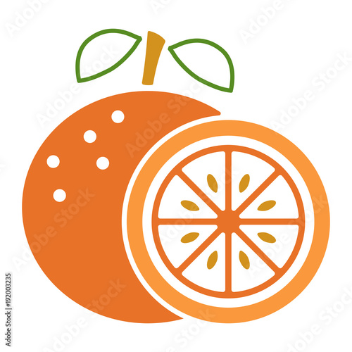 Obst und Früchte (Icon) - Orange