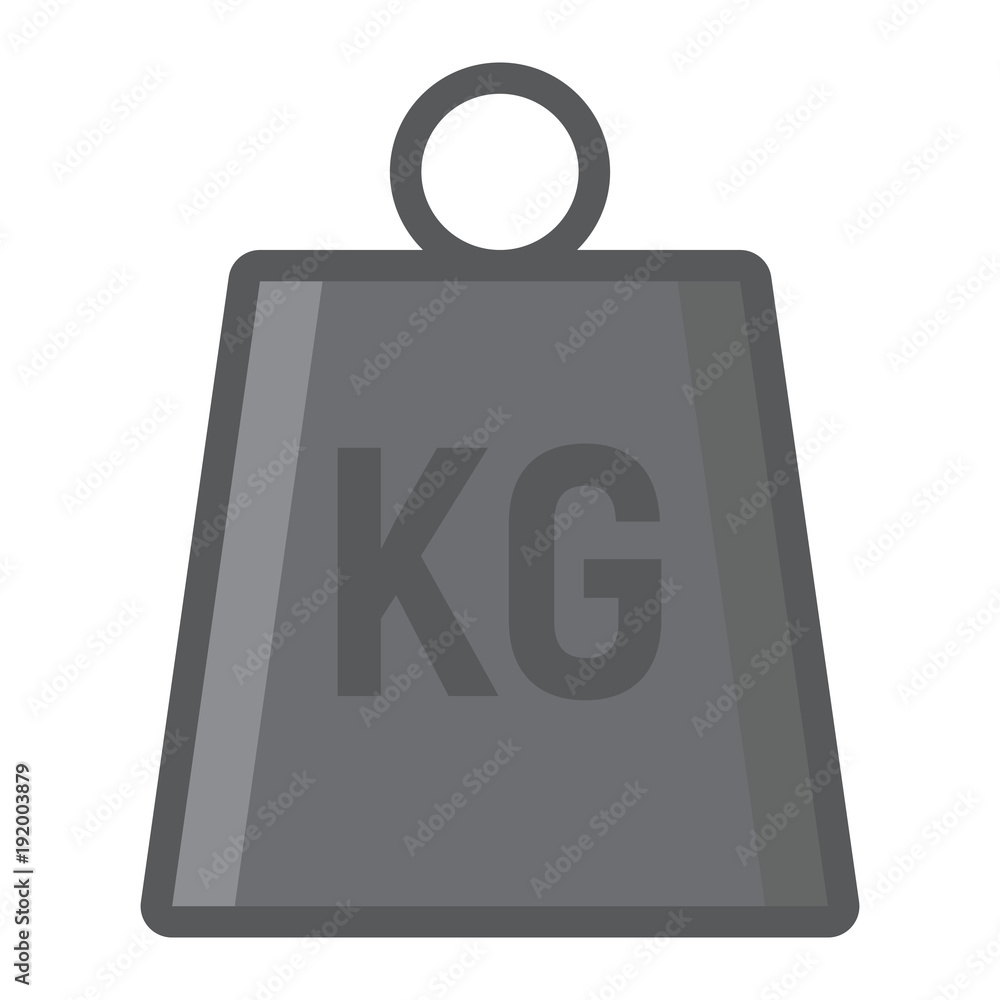 Weight symbol filled outline icon, logistic and delivery, kilogram sign vector graphics, a colorful line pattern on a white background, eps 10. Weight symbol filled outline icon, logistic and delivery, kilogram sign vector graphics, a colorful line pattern on a white background, eps 10.