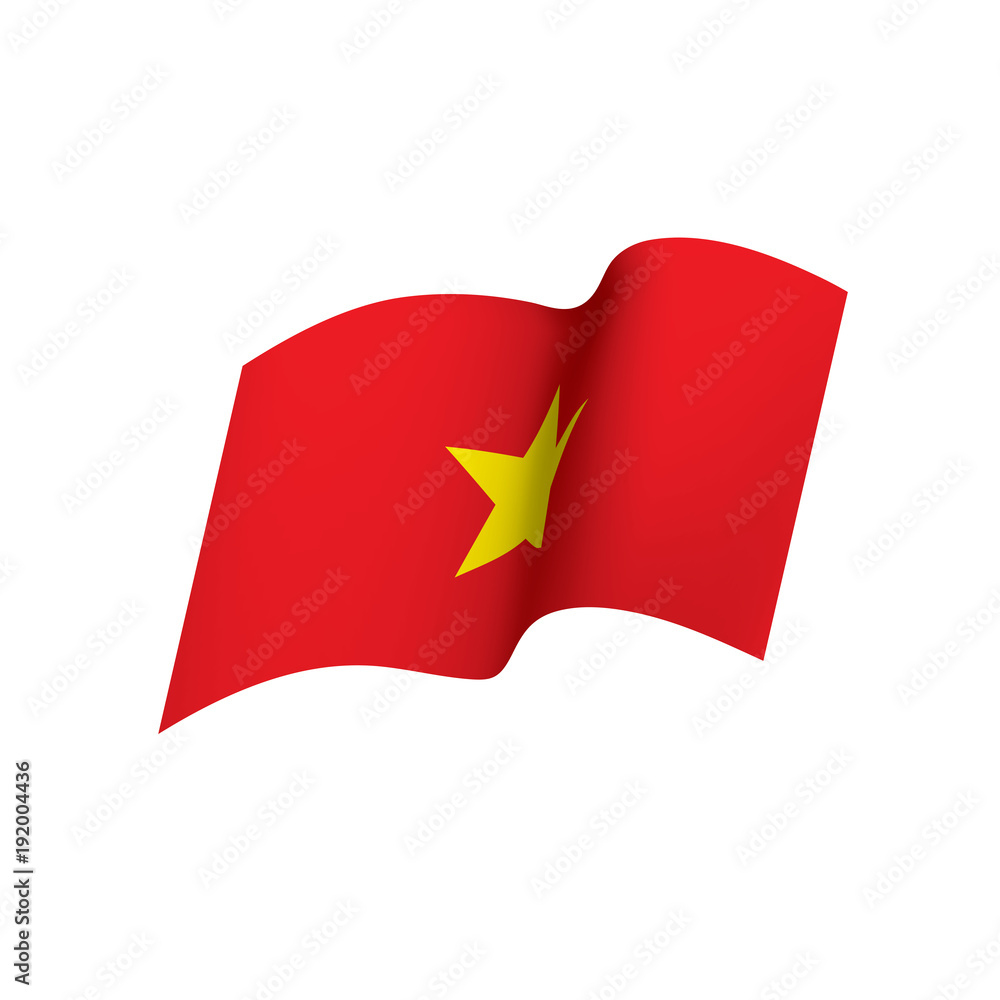 Vietnam flag, vector illustration Vietnam flag, vector illustration