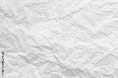 Fototapeta Naklejka Na Ścianę i Meble -  Creased background of white paper, texture