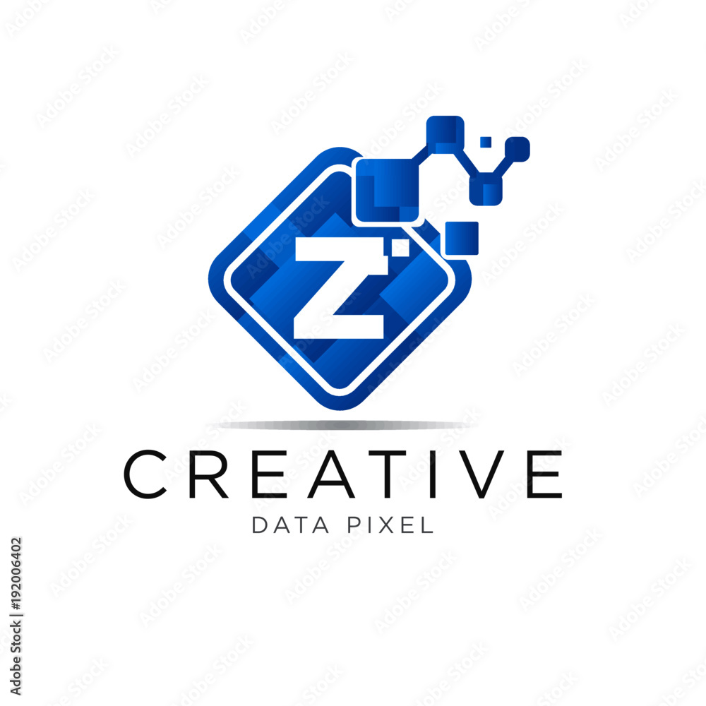 letter box pixel logo