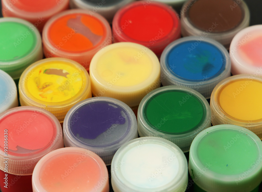 Set of color paints Set of color paints