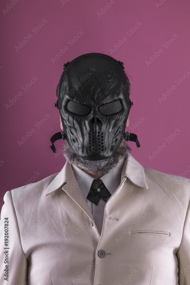 man in a scary mask, halloween man in a scary mask, halloween