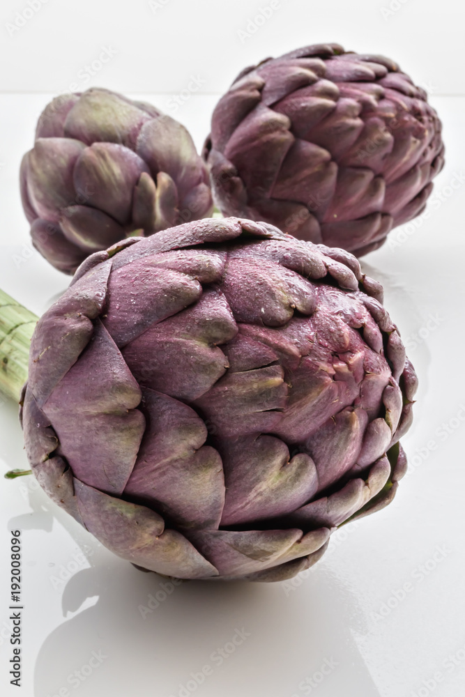 Fototapeta premium carciofo qualità moretto primo piano