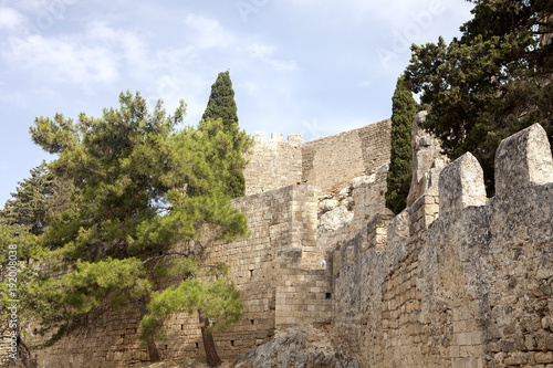 Fortress Lindos, Rhodes, Greece © vladislav333222