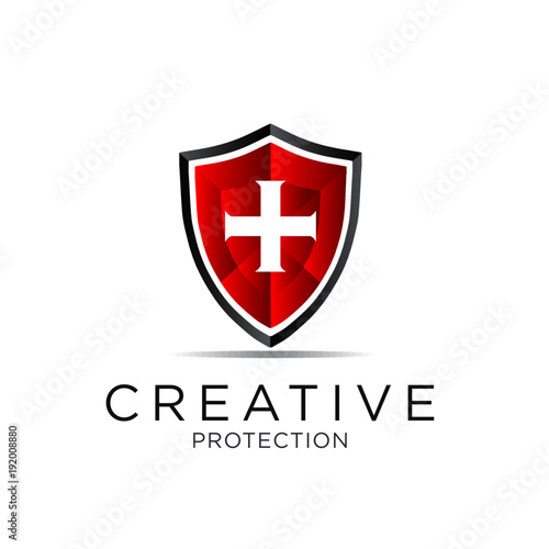 Free Download letter shield protection logo - GFXLoad