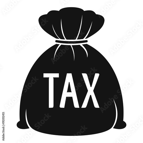Money bag icon. Simple illustration of money bag vector icon for web