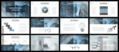 Business presentation templates