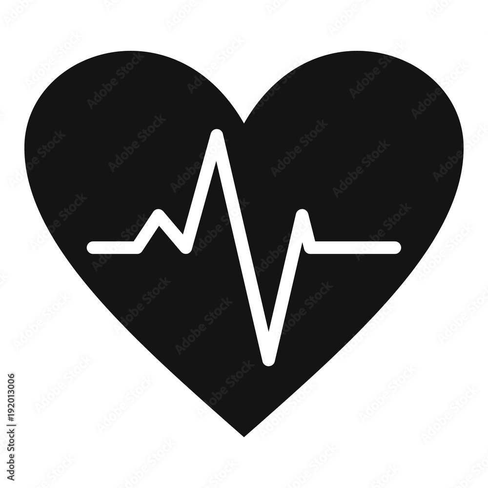 Healthy heart icon. Simple illustration of healthy heart vector icon for web Healthy heart icon. Simple illustration of healthy heart vector icon for web
